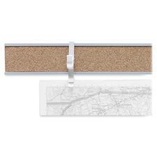 Advantus Grip-a-Strip Cork Map Rail