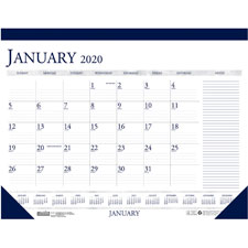 Doolittle Notes Section Classic Monthly Desk Pad