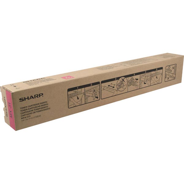 Sharp MX-31NTMA Magenta OEM Laser Toner Cartridge