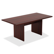 Lorell Chateau Srs Mahogany Rectangular Table