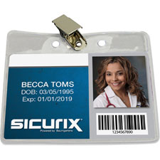 Baumgartens Sicurix Clip Style Badge Holders