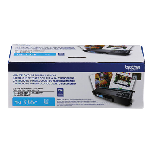 Brother TN-336c Cyan OEM Toner Cartridge