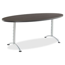 Iceberg Laminate Sit-to-Stand Oval Table