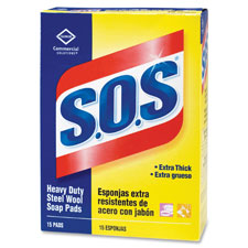 Clorox S.O.S. Heavy Duty Steel Wool Soap Pads