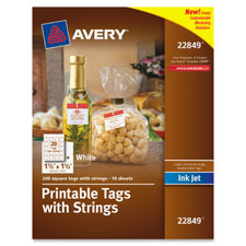 Avery Printable Marking Tags w/String