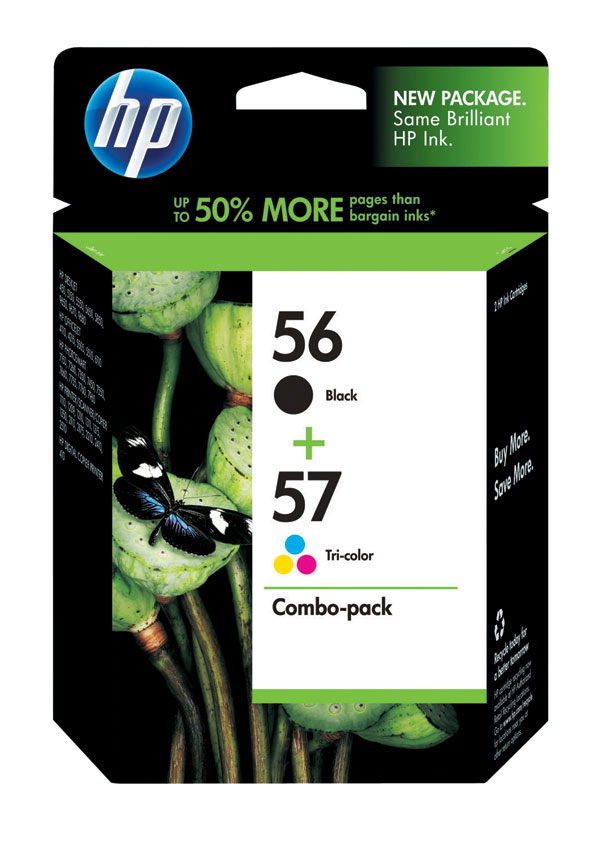 HP C9321FN (HP 57) Black / Tri-Color OEM Print Cartridge