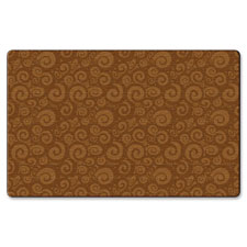 Flagship Carpets Solid Color Swirl Rug